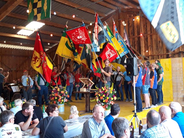 Die Gäste des Schützenvereins Helvetia Oberzeihen durften sich über ein gelungenes Fest freuen Foto: zVg