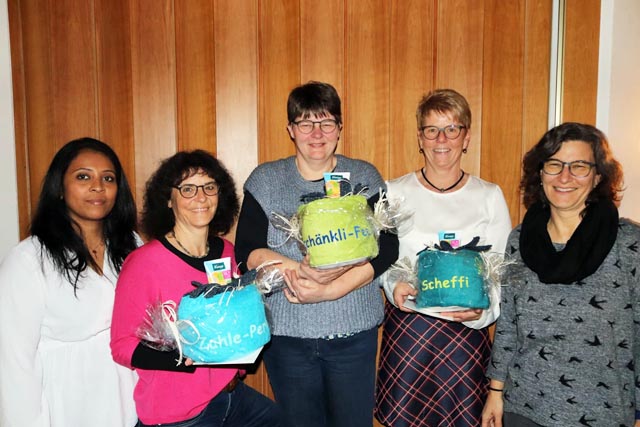 Bild (von links): Mariya Ravindran, Corinne Ebert, Silvia Birri, Anita Riner, Anita Herzog. Foto: zVg