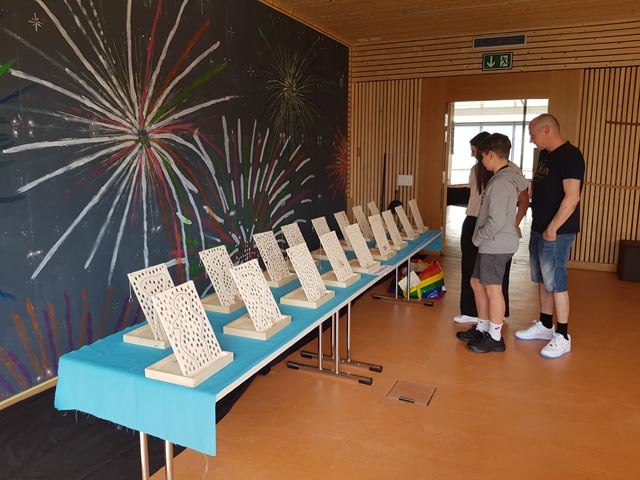 Ausstellung der Zeichen- und Werkarbeiten. Foto: zVg