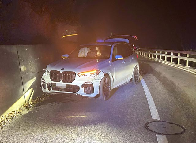 Unfall in Tegerfelden. Foto: Polizei Aargau