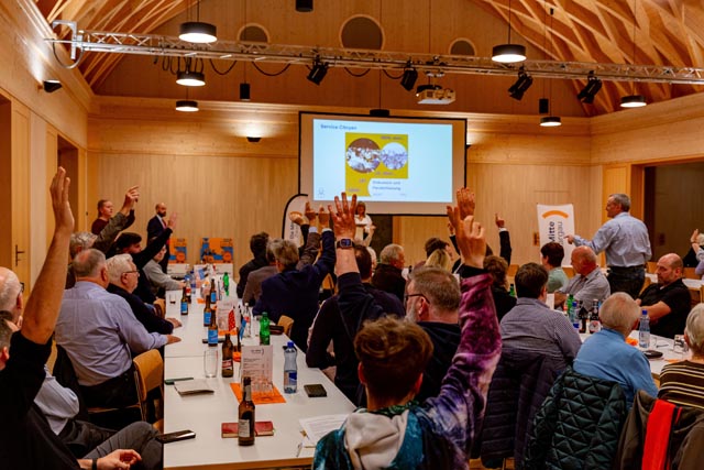 Die Mitte Aargau hielt ihren Parteitag in Kleindöttingen ab. Foto: zVg